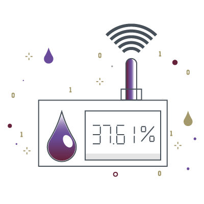 Capteur iiot pour gérer l'humidité dans la chaine de production